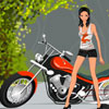 Fata rea cu motocicleta